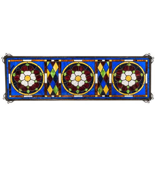  FLORAL ART GLASS NOUVEAU