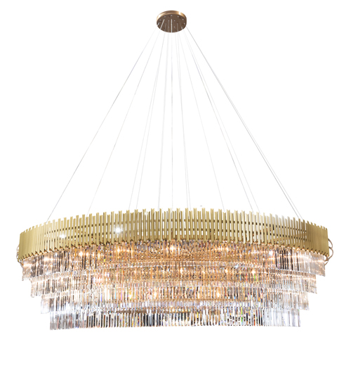  CONTEMPORARY CRYSTAL CHANDELIER