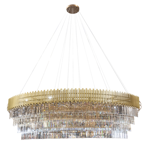  CONTEMPORARY CRYSTAL CHANDELIER