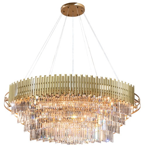  CONTEMPORARY CRYSTAL CHANDELIER