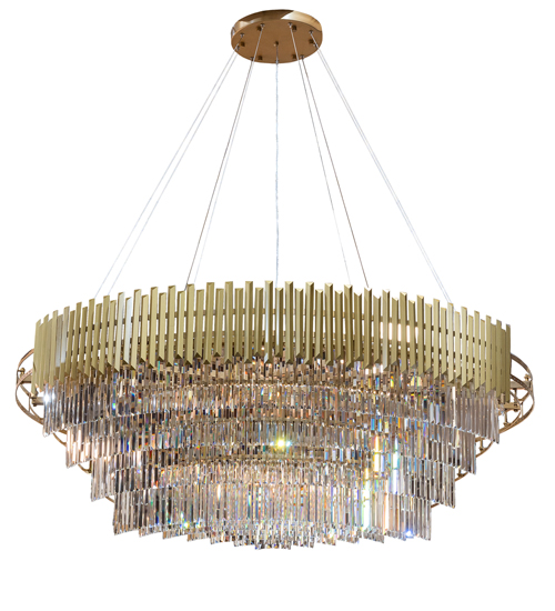  CONTEMPORARY CRYSTAL CHANDELIER