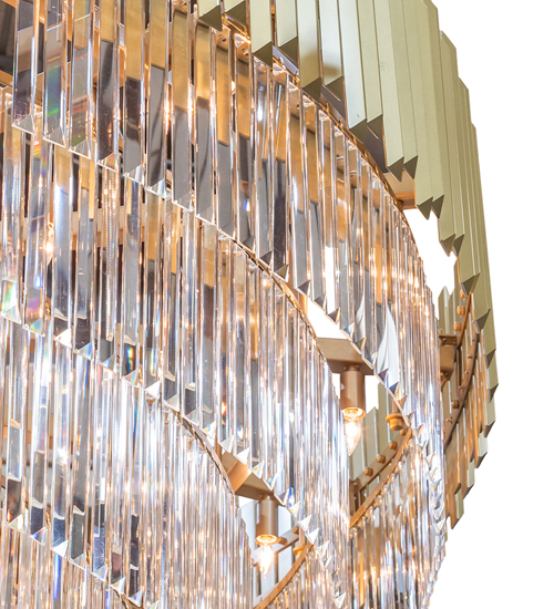  CONTEMPORARY CRYSTAL CHANDELIER