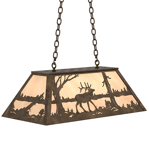  RUSTIC LODGE RUSTIC OR MOUNTIAN GREAT ROOM ART GLASS ANIMALS
