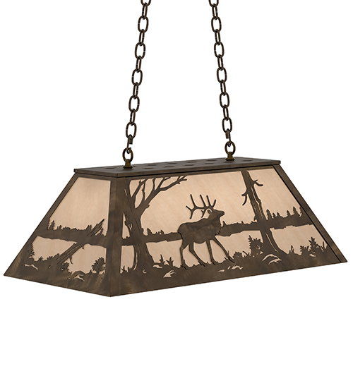  RUSTIC LODGE RUSTIC OR MOUNTIAN GREAT ROOM ART GLASS ANIMALS