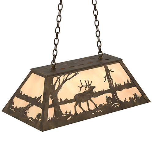 RUSTIC LODGE RUSTIC OR MOUNTIAN GREAT ROOM ART GLASS ANIMALS