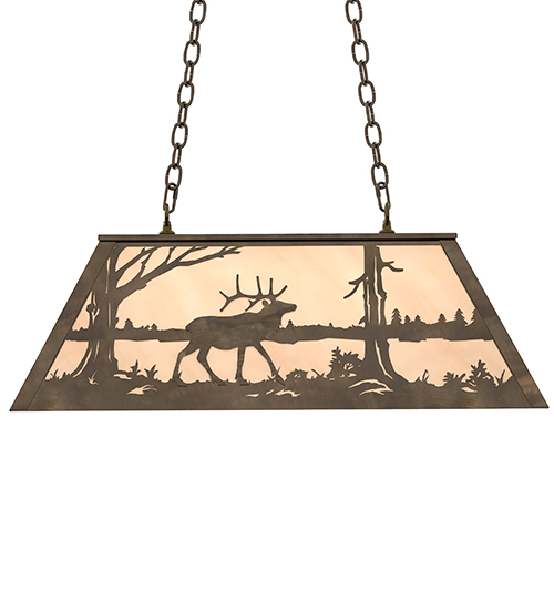  RUSTIC LODGE RUSTIC OR MOUNTIAN GREAT ROOM ART GLASS ANIMALS