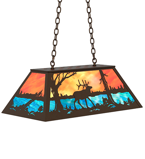  RUSTIC LODGE RUSTIC OR MOUNTIAN GREAT ROOM ART GLASS ANIMALS