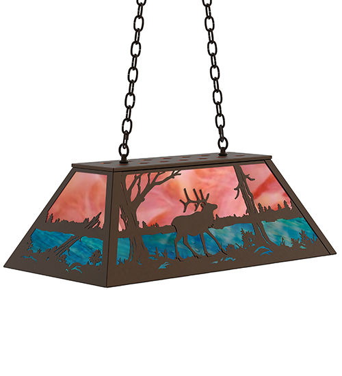  RUSTIC LODGE RUSTIC OR MOUNTIAN GREAT ROOM ART GLASS ANIMALS