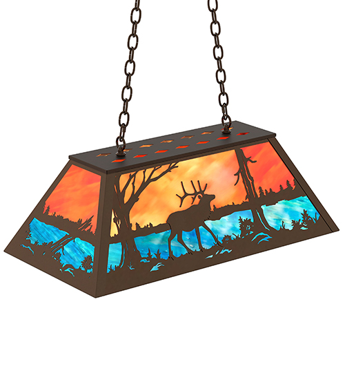  RUSTIC LODGE RUSTIC OR MOUNTIAN GREAT ROOM ART GLASS ANIMALS