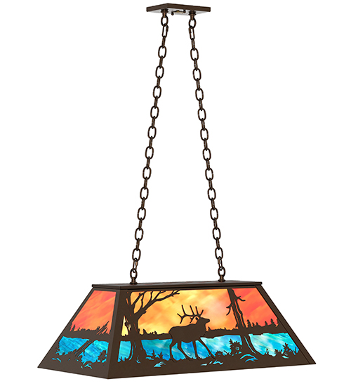  RUSTIC LODGE RUSTIC OR MOUNTIAN GREAT ROOM ART GLASS ANIMALS