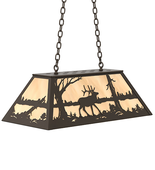  RUSTIC LODGE RUSTIC OR MOUNTIAN GREAT ROOM ART GLASS ANIMALS
