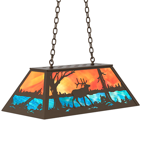  RUSTIC LODGE RUSTIC OR MOUNTIAN GREAT ROOM ART GLASS ANIMALS