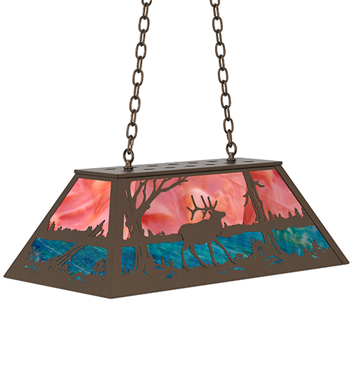  RUSTIC LODGE RUSTIC OR MOUNTIAN GREAT ROOM ART GLASS ANIMALS