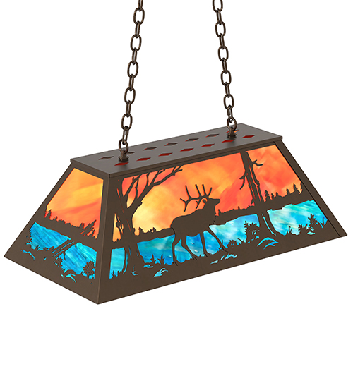  RUSTIC LODGE RUSTIC OR MOUNTIAN GREAT ROOM ART GLASS ANIMALS