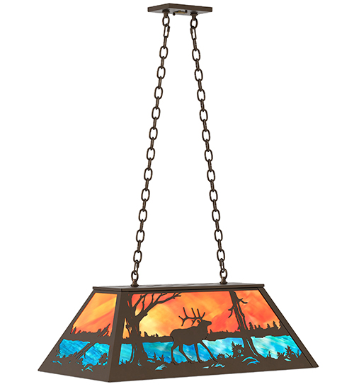  RUSTIC LODGE RUSTIC OR MOUNTIAN GREAT ROOM ART GLASS ANIMALS