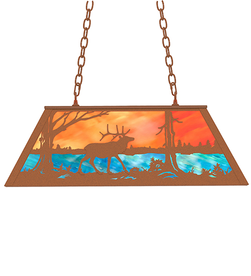  RUSTIC LODGE RUSTIC OR MOUNTIAN GREAT ROOM ART GLASS ANIMALS