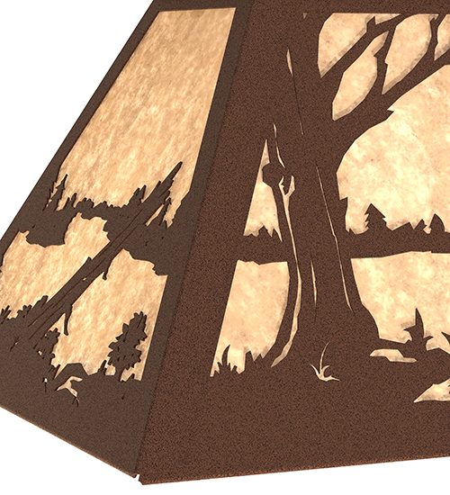  RUSTIC MISSION LODGE RUSTIC OR MOUNTIAN GREAT ROOM ANIMALS MICA
