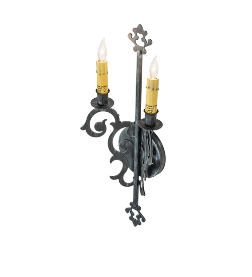  VICTORIAN GOTHIC FAUX CANDLE SLEVES CANDLE BULB ON TOP
