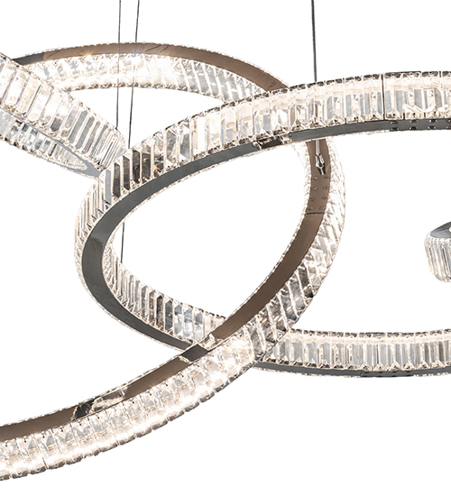  CONTEMPORARY CRYSTAL CHANDELIER