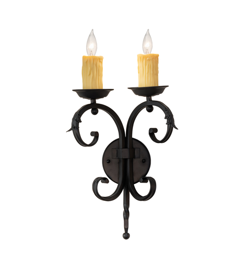  VICTORIAN SCROLL FEATURES CRAFTED OF STEEL FAUX CANDLE SLEVES CANDLE BULB ON TOP STAMPED/CAST METAL LEAF ROSETTE FLOWER ACCENT