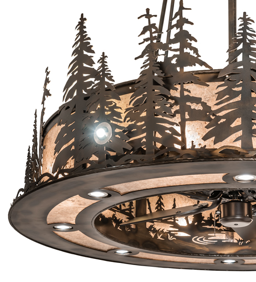  RUSTIC LODGE RUSTIC OR MOUNTIAN GREAT ROOM MICA DOWN LIGHTS SPOT LIGHT POINTING DOWN FOR FUNCTION