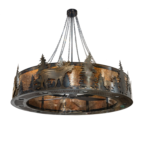  RUSTIC LODGE RUSTIC OR MOUNTIAN GREAT ROOM ANIMALS MICA IDALIGHT DOWN LIGHTS SPOT LIGHT POINTING DOWN FOR FUNCTION