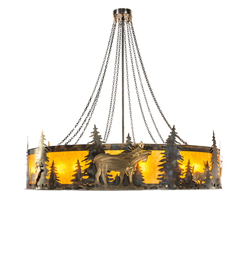  RUSTIC LODGE RUSTIC OR MOUNTIAN GREAT ROOM ANIMALS MICA IDALIGHT DOWN LIGHTS SPOT LIGHT POINTING DOWN FOR FUNCTION