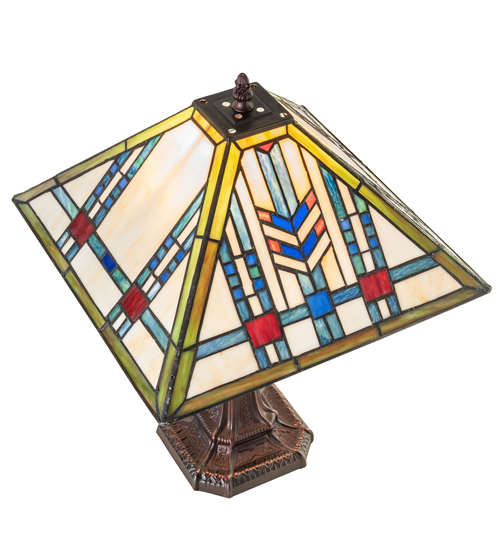  RUSTIC LODGE RUSTIC OR MOUNTIAN GREAT ROOM TIFFANY REPRODUCTION OF ORIGINAL ARTS & CRAFTS ART GLASS