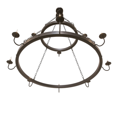  LODGE RUSTIC OR MOUNTIAN GREAT ROOM GOTHIC FORGED AND CAST IRON FAUX CANDLE SLEVES CANDLE BULB ON TOP DOWN LIGHTS SPOT LIGHT POINTING DOWN FOR FUNCTION