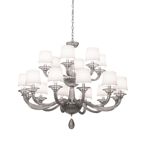  CONTEMPORARY CRYSTAL CHANDELIER