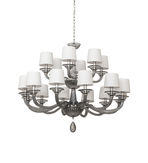  CONTEMPORARY CRYSTAL CHANDELIER