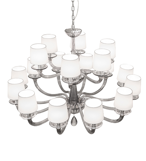  CONTEMPORARY CRYSTAL CHANDELIER