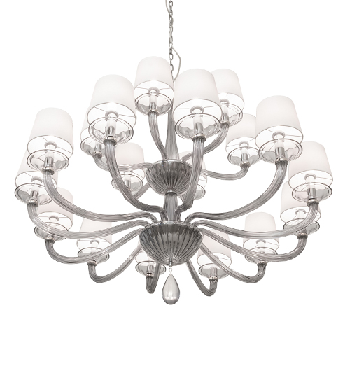  CONTEMPORARY CRYSTAL CHANDELIER