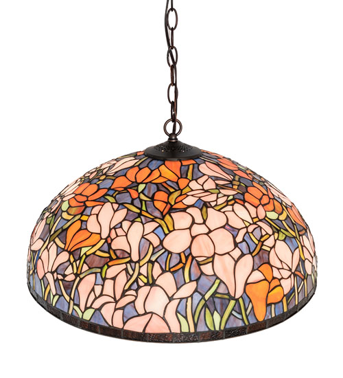  TIFFANY REPRODUCTION OF ORIGINAL FLORAL ART GLASS NOUVEAU DOWN LIGHTS SPOT LIGHT POINTING DOWN FOR FUNCTION