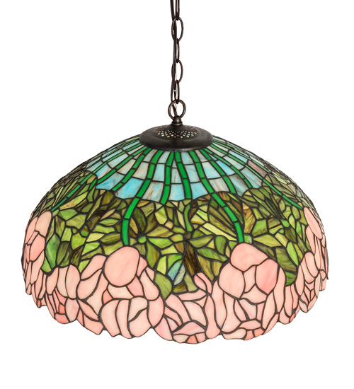  TIFFANY REPRODUCTION OF ORIGINAL FLORAL ART GLASS DOWN LIGHTS SPOT LIGHT POINTING DOWN FOR FUNCTION