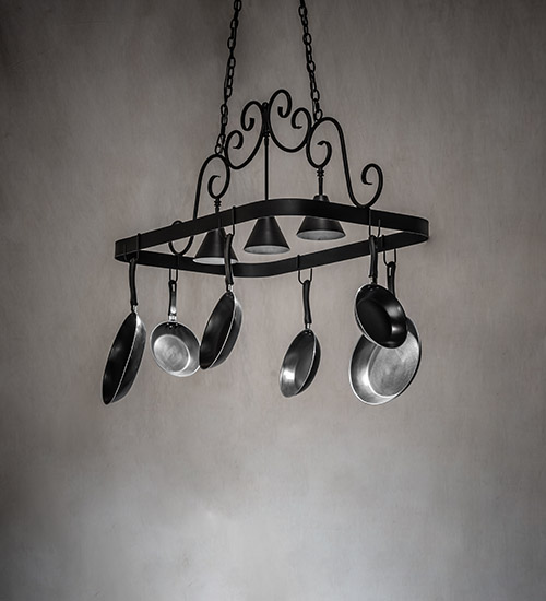 Custom-Made Lighted Pot Racks