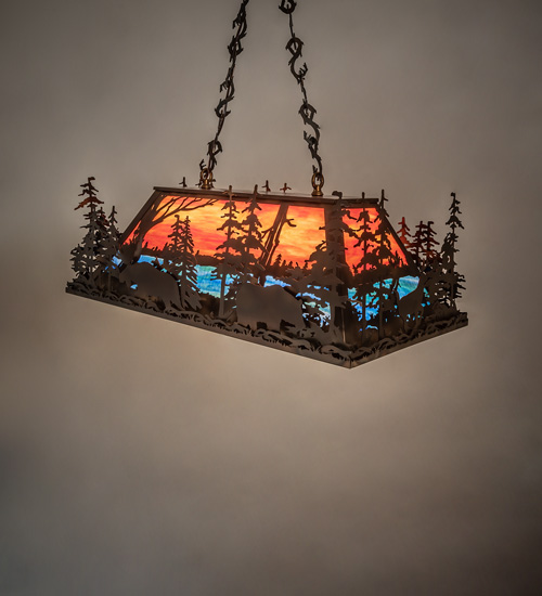  RUSTIC LODGE RUSTIC OR MOUNTIAN GREAT ROOM ANIMALS MICA