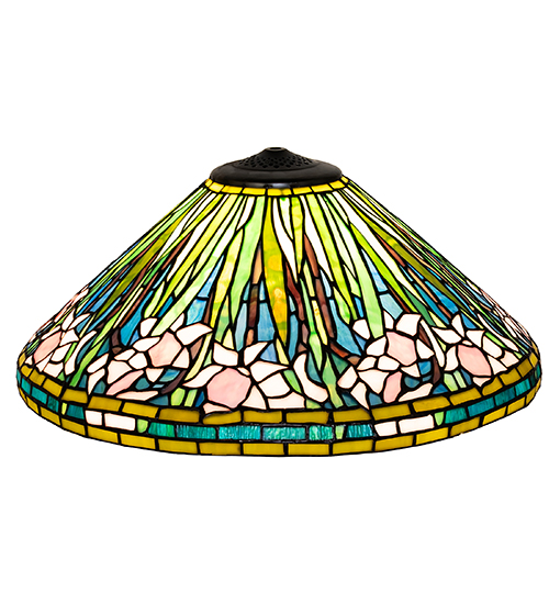  VICTORIAN TIFFANY REPRODUCTION OF ORIGINAL FLORAL