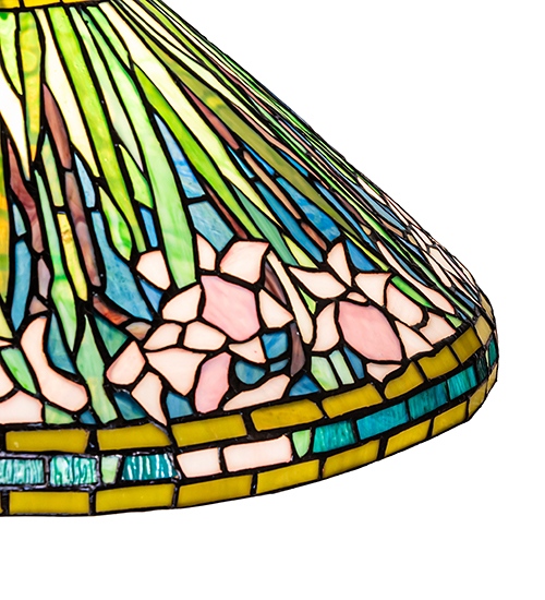  VICTORIAN TIFFANY REPRODUCTION OF ORIGINAL FLORAL