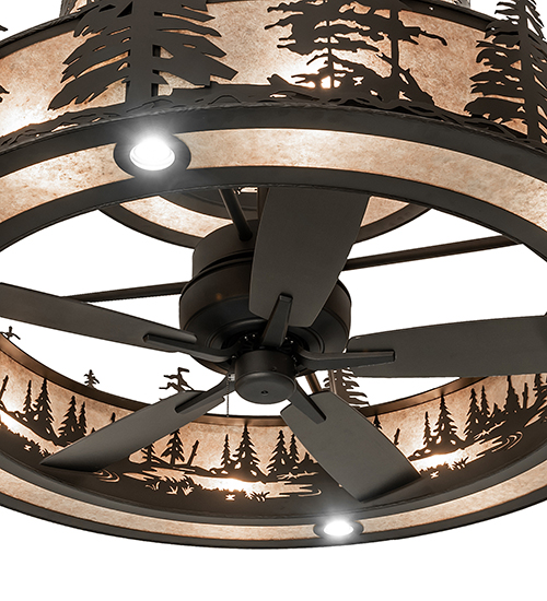  RUSTIC LODGE RUSTIC OR MOUNTIAN GREAT ROOM MICA DOWN LIGHTS SPOT LIGHT POINTING DOWN FOR FUNCTION