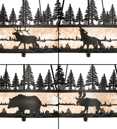  RUSTIC LODGE RUSTIC OR MOUNTIAN GREAT ROOM ANIMALS MICA