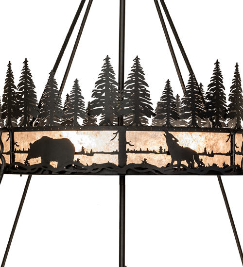  RUSTIC LODGE RUSTIC OR MOUNTIAN GREAT ROOM ANIMALS MICA