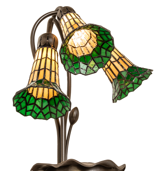  FLORAL ART GLASS NOUVEAU