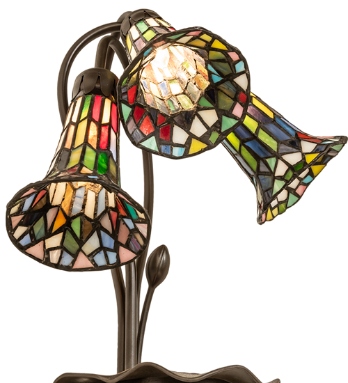  FLORAL ART GLASS NOUVEAU