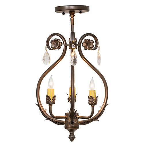  VICTORIAN SCROLL FEATURES CRAFTED OF STEEL FAUX CANDLE SLEVES CANDLE BULB ON TOP