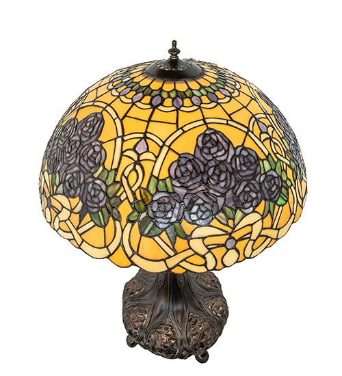  FLORAL ART GLASS NOUVEAU