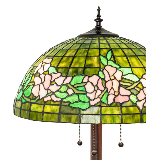  FLORAL ART GLASS NOUVEAU