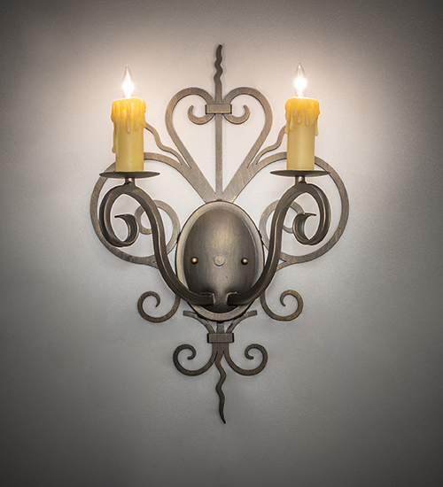  VICTORIAN GOTHIC SCROLL FEATURES CRAFTED OF STEEL IN CHANDELIERS FAUX CANDLE SLEVES CANDLE BULB ON TOP