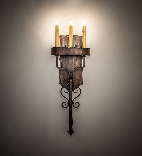  RUSTIC VICTORIAN SCROLL FEATURES CRAFTED OF STEEL IN CHANDELIERS FAUX CANDLE SLEVES CANDLE BULB ON TOP