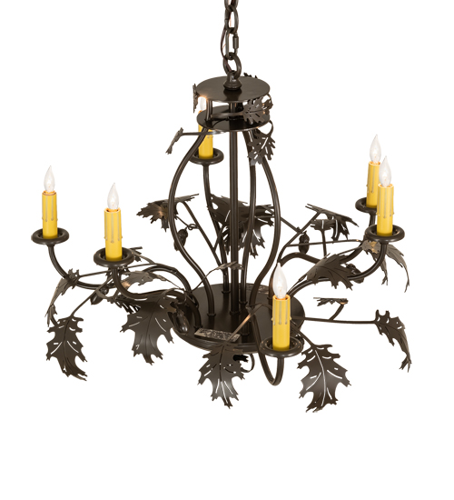  RUSTIC LODGE RUSTIC OR MOUNTIAN GREAT ROOM SCROLL FEATURES CRAFTED OF STEEL FAUX CANDLE SLEVES CANDLE BULB ON TOP